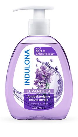 Antibakteriálne tekuté mydlo INDULONA 300 ml Levanduľa