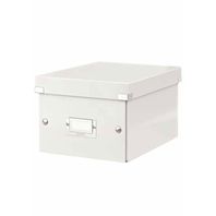 Archivačná krabica Leitz Wow Click & Store malá "S" biela