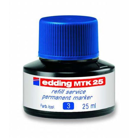 Atrament permanentný edding MTK 25 modrý