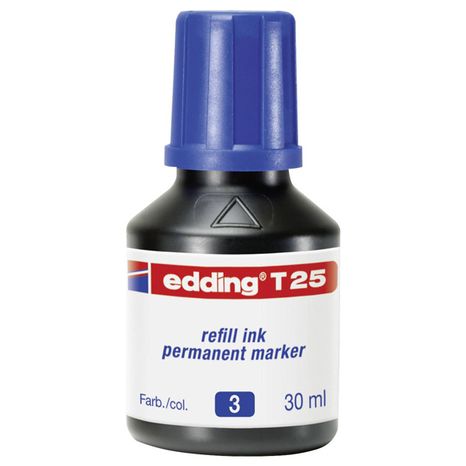 Atrament permanentný edding T 25 modrý