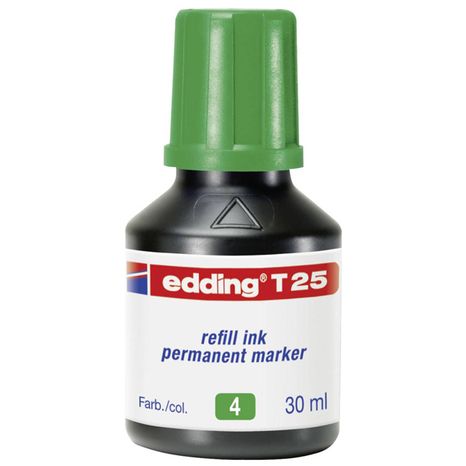 Atrament permanentný edding T 25 zelený