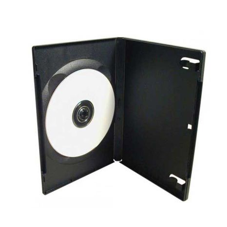 Box na 1 ks DVD, čierny, 14mm  gd2543