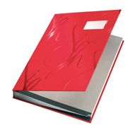 Designová podpisová kniha Leitz červená