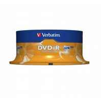 DVD-R Verbatim 4,7GB 16x 25ks cake box  ve43522