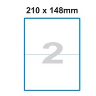 Etikety A4 Print 210x148 mm  (2)  SO210148