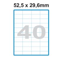 Etikety A4 Print 52,5x29,6mm (40)