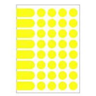 Etikety A5 24 mm žlté