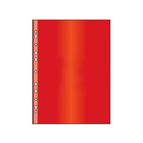 Euroobal A4 lesklý 50 μm 25 ks/bal. červená ppKARTON