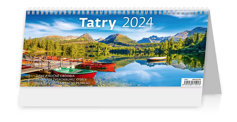 DOPREDAJ Kalendár Tatry stolový týždenný 2024