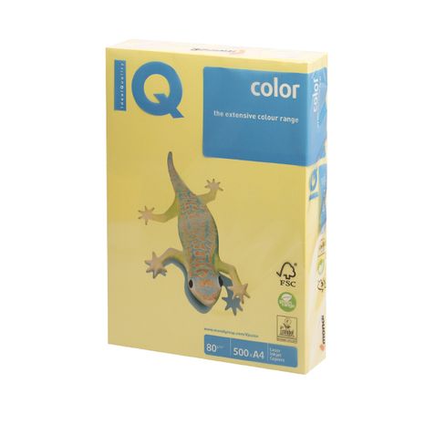 Kopírovací papier A3 80g IQ Color kanárikovo žltá CY39 intenzívna