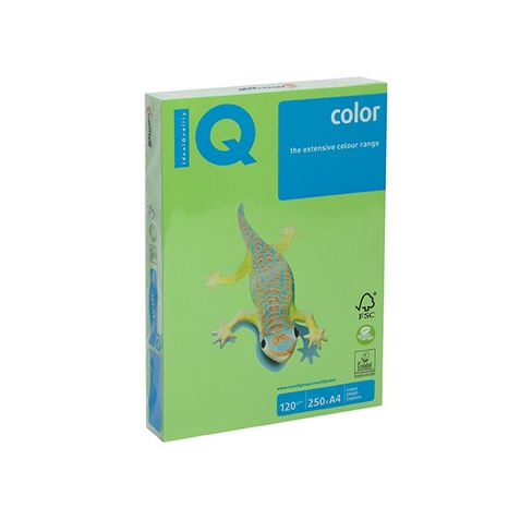 Kopírovací papier A4 120g IQ Color májovo zelená MA42 intenzívna