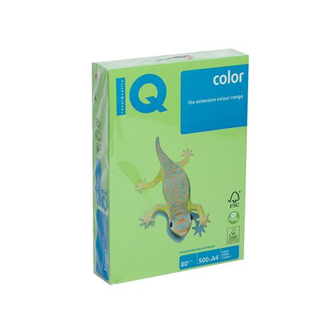 Kopírovací papier A4 80g IQ Color májovo zelená MA42 intenzívna