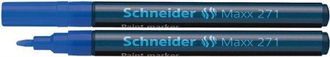 Lakový popisovač 1-2 mm Schneider Maxx 271 modrý