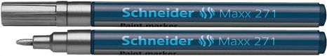 Lakový popisovač 1-2 mm Schneider Maxx 271 strieborný