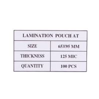 Laminovacie fólie 65x95, 125mic 100 ks