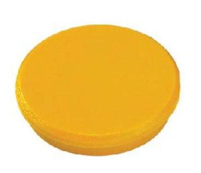 Magnet 24 mm žltý 10 ks