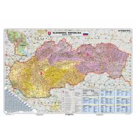 Mapa Slovenská republika - PSČ 140x100 cm