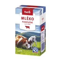 Mlieko Tatra 1 l plnotučné 3,5%