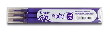Náplň do FriXion Point 0,5 F set 3 ks fialová