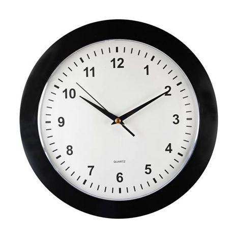 Nástenné hodiny Spoko Vienna II Ø 31 cm čierne