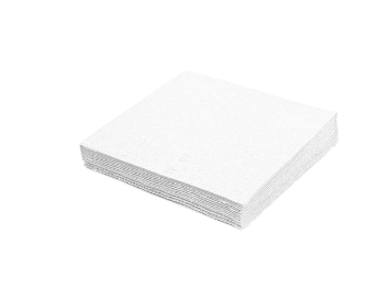 Servítky 40x40 cm papierové 3 vrst. biele 250 ks/bal.