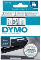 Páska DYMO do štítkovača 40914 D1 Blue On White Tape (9mm)