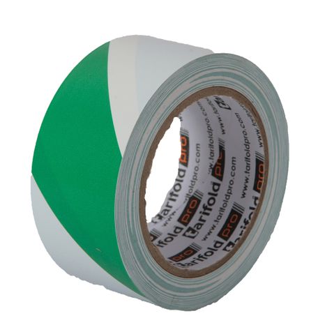 Páska označovacia Safety podlahová 50 mm x 33 m PVC 130 µm zelená/biela