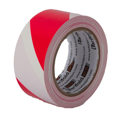 Páska označovacia Safety podlahová 50 mm x 33 m PVC 130 µm červená/biela