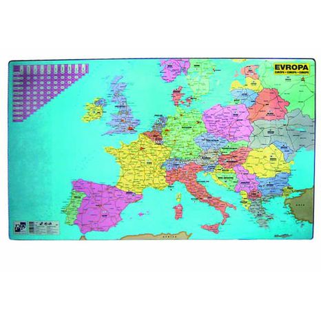 Podložka s mapou Európy 40x60cm