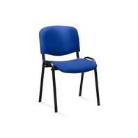 Rokovacia stolička Leda-Cr modro čierna