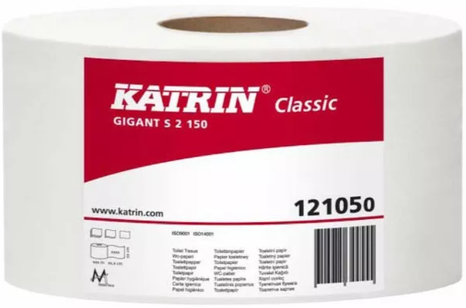 Toaletný papier Katrin Classic Gigant S2 18 mm 130 m 2 vrst. 12 ks/bal.