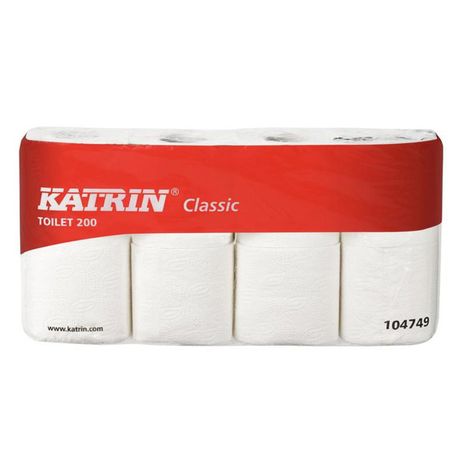 Toaletný papier Katrin Classic 2 vrst. 200/8 ks