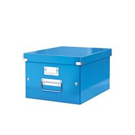 Archivačná krabica Leitz Wow Click & Store stredná modrá