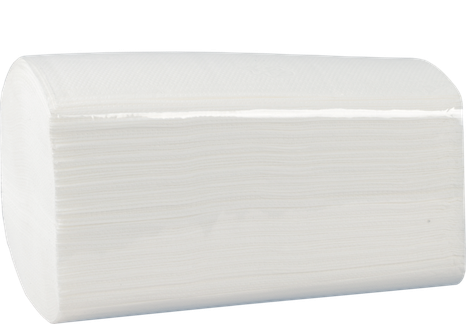 Obrúsky primaSOFT papierové ZZ skladané do zásobníka 2 vrst. biele 7500 ks/kart.
