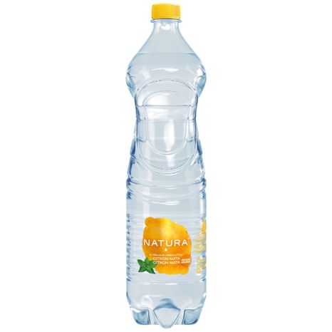Voda pramenitá Natura 1,5 l citrón a mäta 6 ks/bal.
