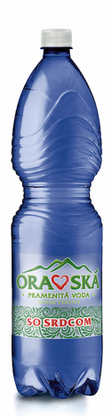 Voda pramenitá Oravská 1,5l jemne perlivá 6 ks/bal.
